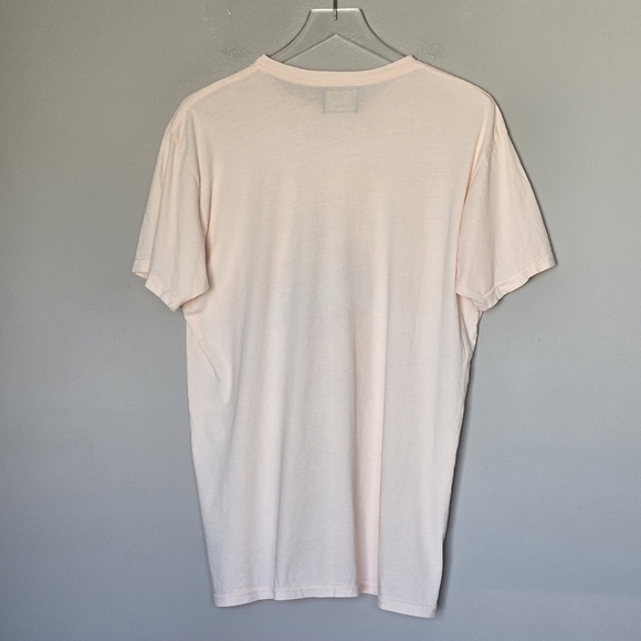 Anthropologie Original Retro Brand Saddle Up Graphic Tee Shirt Peach USA Made L - Picture 9 of 10